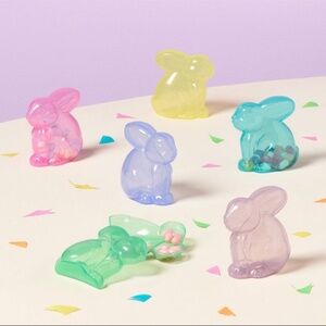 New! Target Spritz Set of 6 Fillable Easter Bunny Containers, 3.5” tall